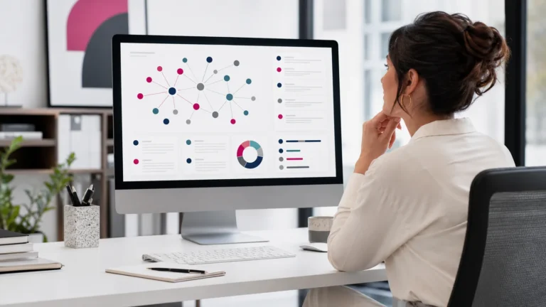 SEO strategist reviewing anchor-text variety, contextual relevance, destination pages, and backlink-profile balance