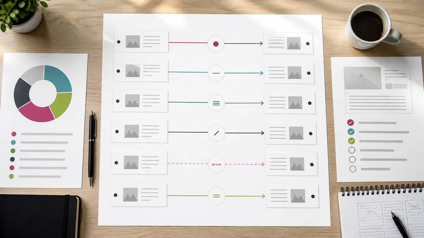 Campaign-level anchor planning across different publishers, target pages, article contexts, and anchor types
