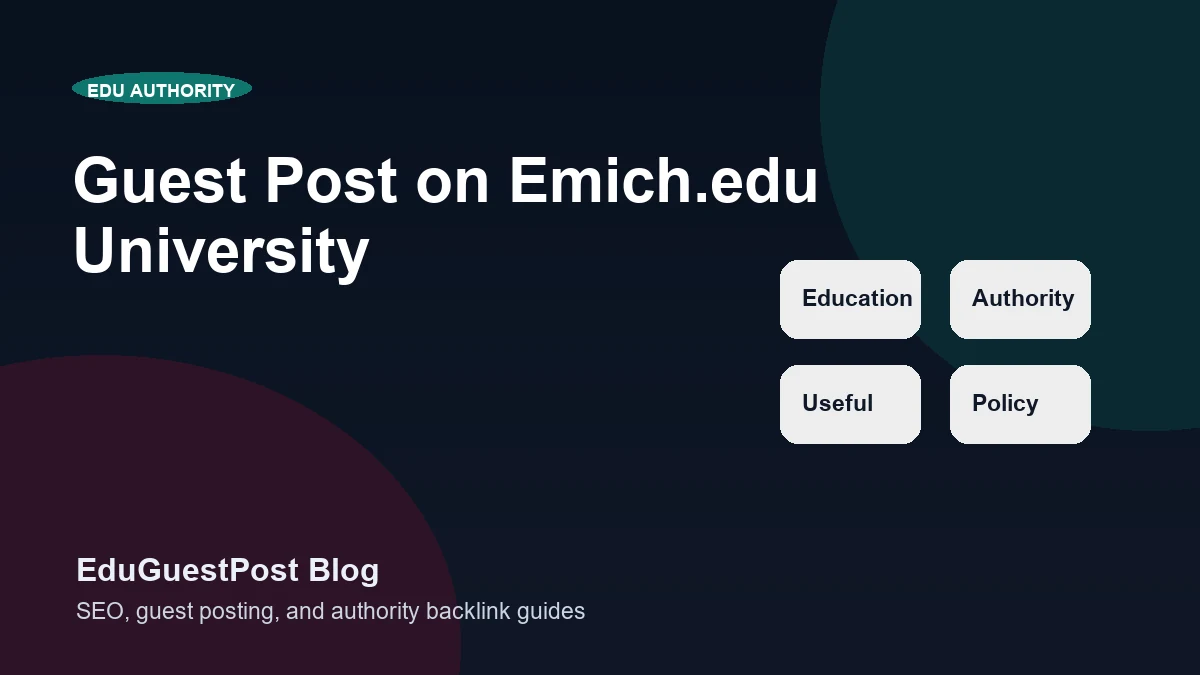 Guest Post on Emich.edu University - EduGuestPost blog cover visual