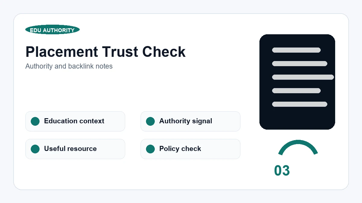 Authority and backlink notes - visual guide for Guest Post on Sfcollege.edu University
