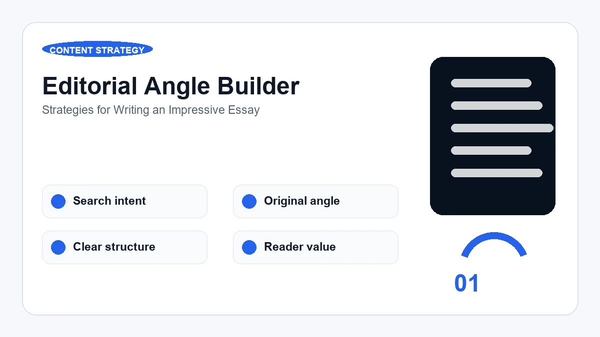 Strategies for Writing an Impressive Essay - visual guide for How to Create High-Quality Content that Universities Will Accept