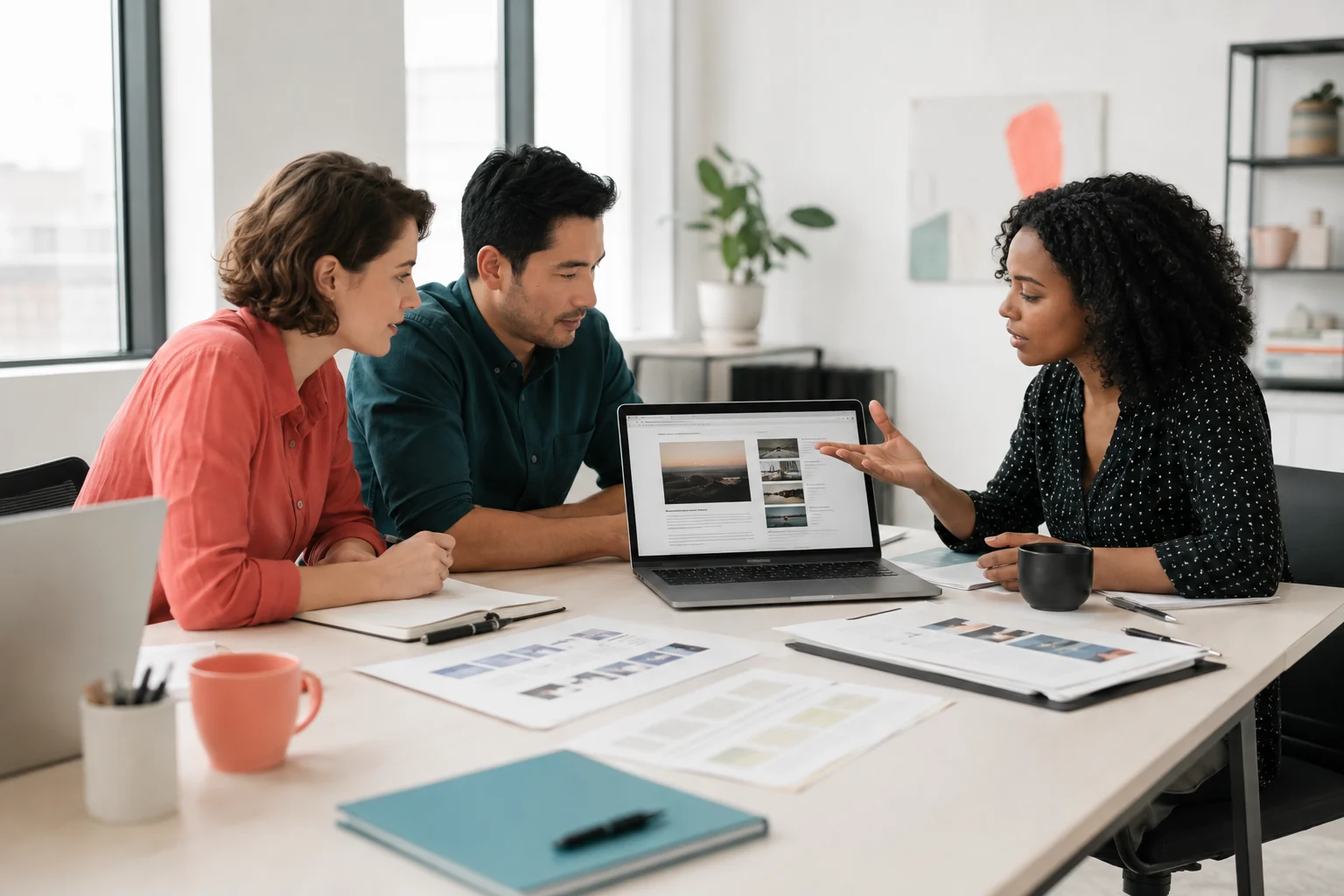 Editorial team reviewing a sponsored guest post campaign before publication