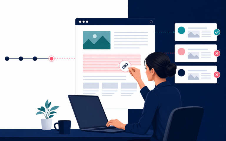 Niche edits and contextual link insertion review inside an existing publisher article