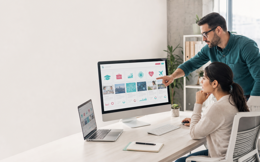 SEO and editorial team comparing guest posting publishers by industry